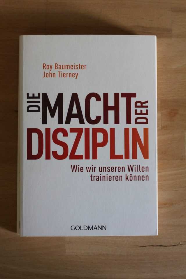 4. Disziplin als Lebensstil