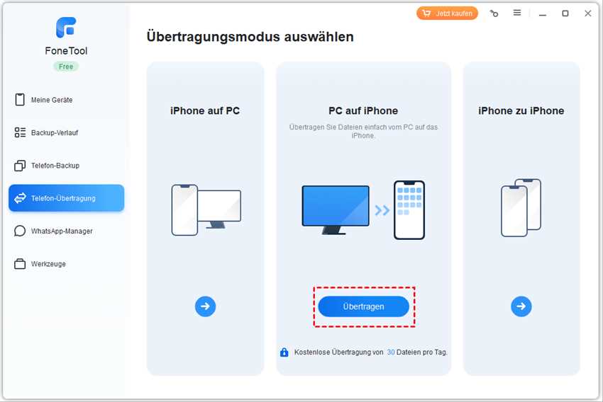 Schritt 1: Überprüfen Sie Ihren Speicherplatz