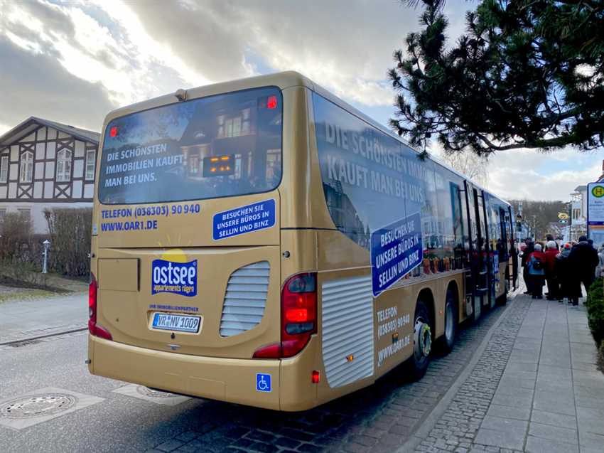 Die beste Verbindung von Binz nach Sellin mit dem Bus