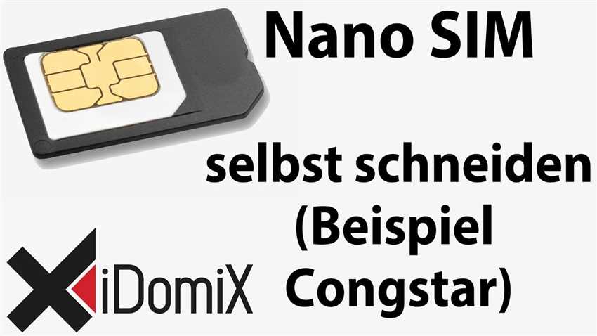 Eine neue Nano SIM-Karte kaufen