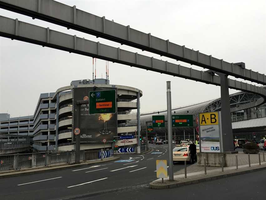 Reisezeit vom Flughafen Düsseldorf zur Innenstadt